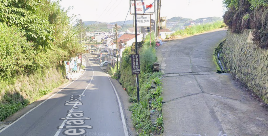 cara menuju basecamp dieng