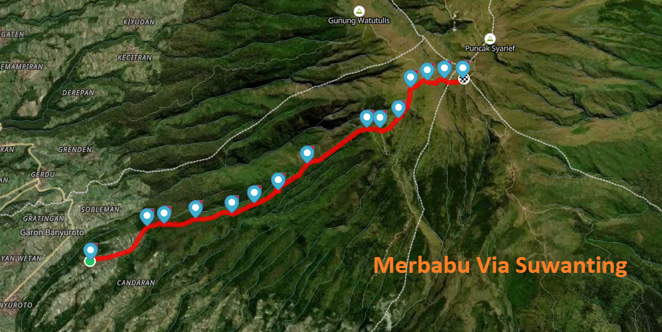 jalur gunung merbabu via suwanting